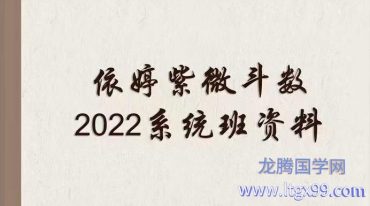 依婷紫微斗数 2022系统班讲课记录+PPT课件