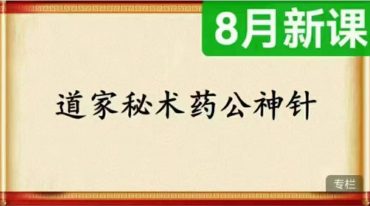 罗源道长【王越】道家秘术药公神针199网课